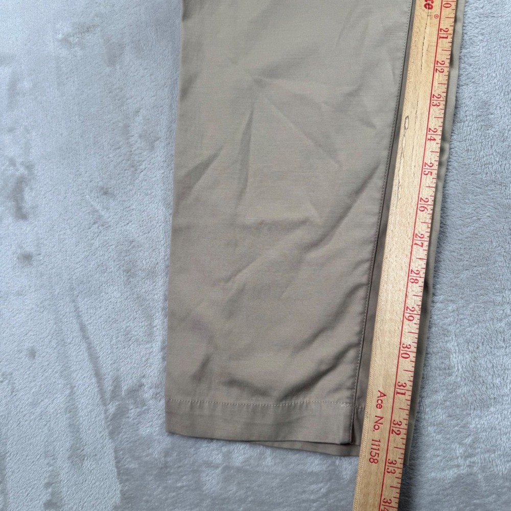 Lululemon Commission Slim-Fit Pant Mens 36x33 Khaki Tan Technical Chino Trousers - Picture 4 of 9
